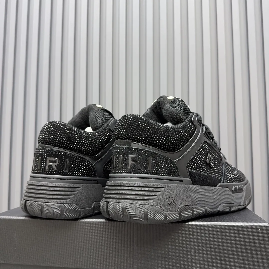 Men's shoes 💰760💰 AMIRI AMIRI fashion brand hot sale 🔥 Available all year round, couples 💑 Official website synchronization Imported fabrics 1⃣️ vs 1⃣️ replica, original factory special original sole, 35-45 (45. non-refundable)